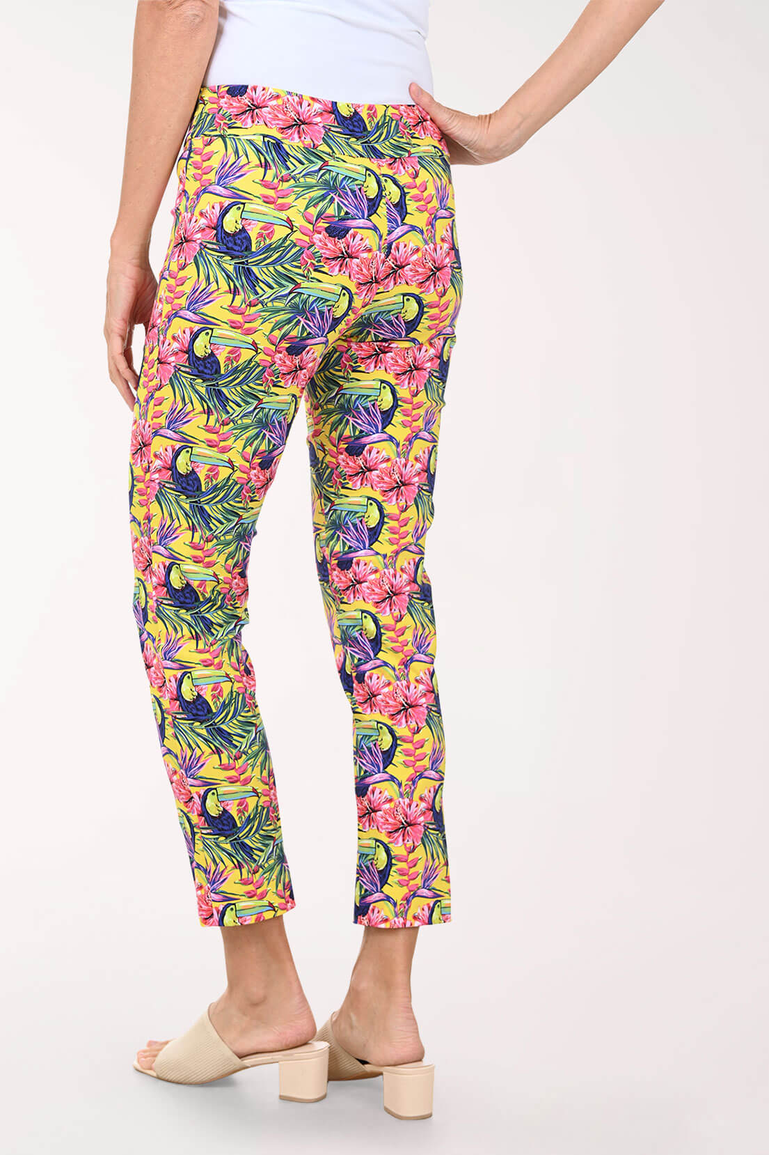 Toucan Pull-On Ankle Pant