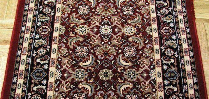 Dynamic Stair Runner Brilliant Herati Red Stair Runner 72240-330 - 26 inch Sold By the Foot