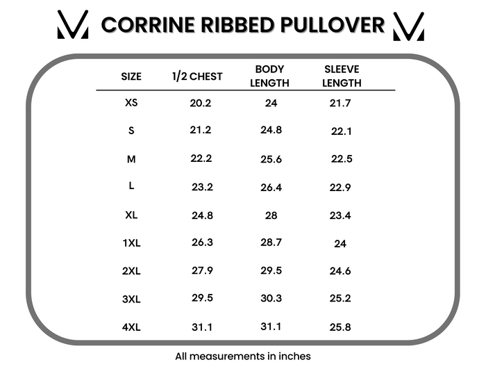 Corrine Ribbed Pullover Top - Navy