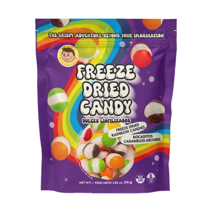 Josh Bosh Freeze Dried Candy Sour Rainbow 3.5 oz available at Mexmax INC, perfect for wholesale buyers.