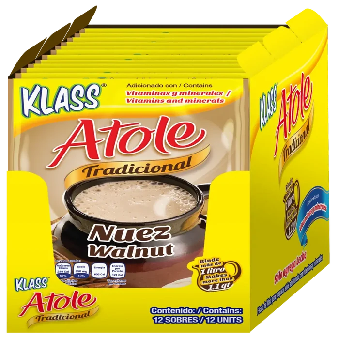 Wholesale Klass Atole Walnut/Nuez (4x12ct) Elevate your Mexican grocery selection with Mexmax INC