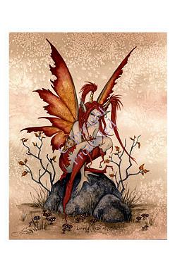 Little Red Mischief Print