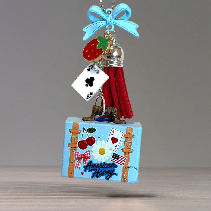 Lucky Getaway Charm Light Blue - Tumbler Handle Charm