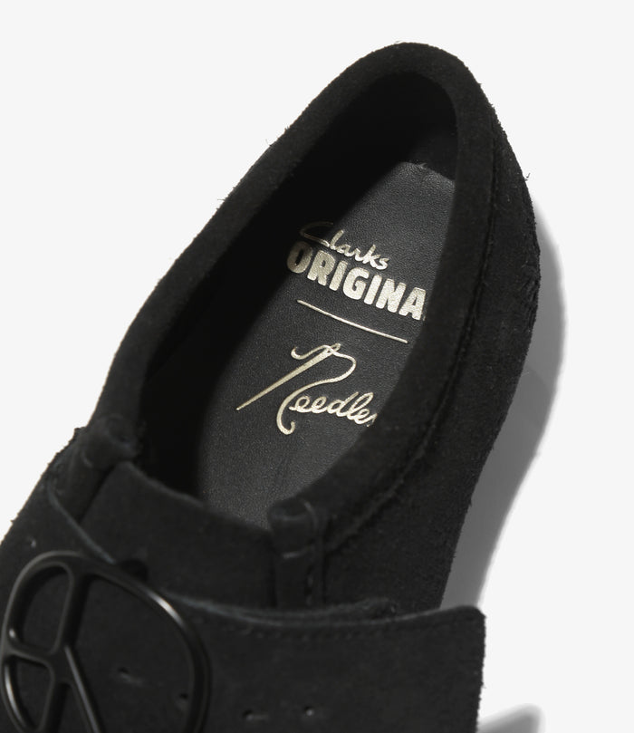 Needles x Clarks - Wallabee Strap Low - Black