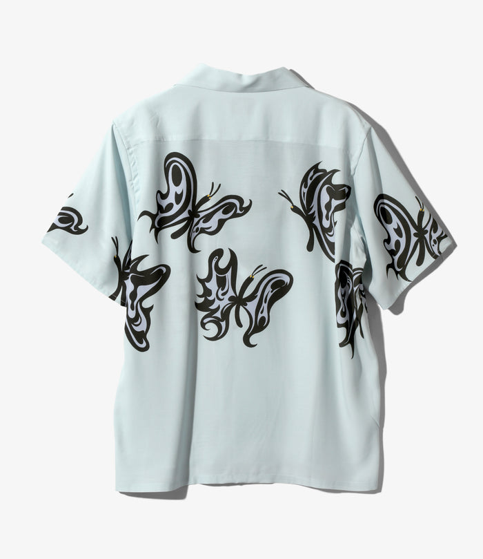 Needles x Kae Tanaka S/S One-Up Shirt - Lt. Blue - KT Papillon