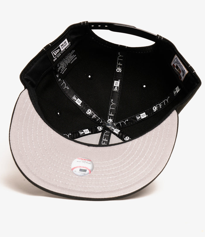 NNY Special - Mets - New Era Retro Crown 9Fifty Snapback- Black / White Stitch