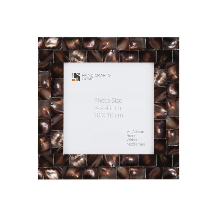 Picture Frame Mother of Pearl Collection Mother of Pearl Grey 4x4