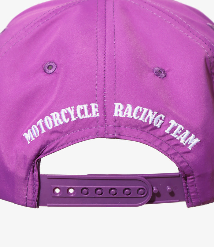Racing Cap - Purple - Poly Taffeta