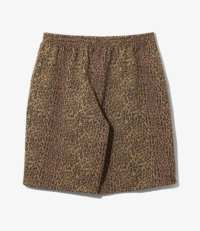 String C.S. Short - Brown - Poly Jq. / Leopard