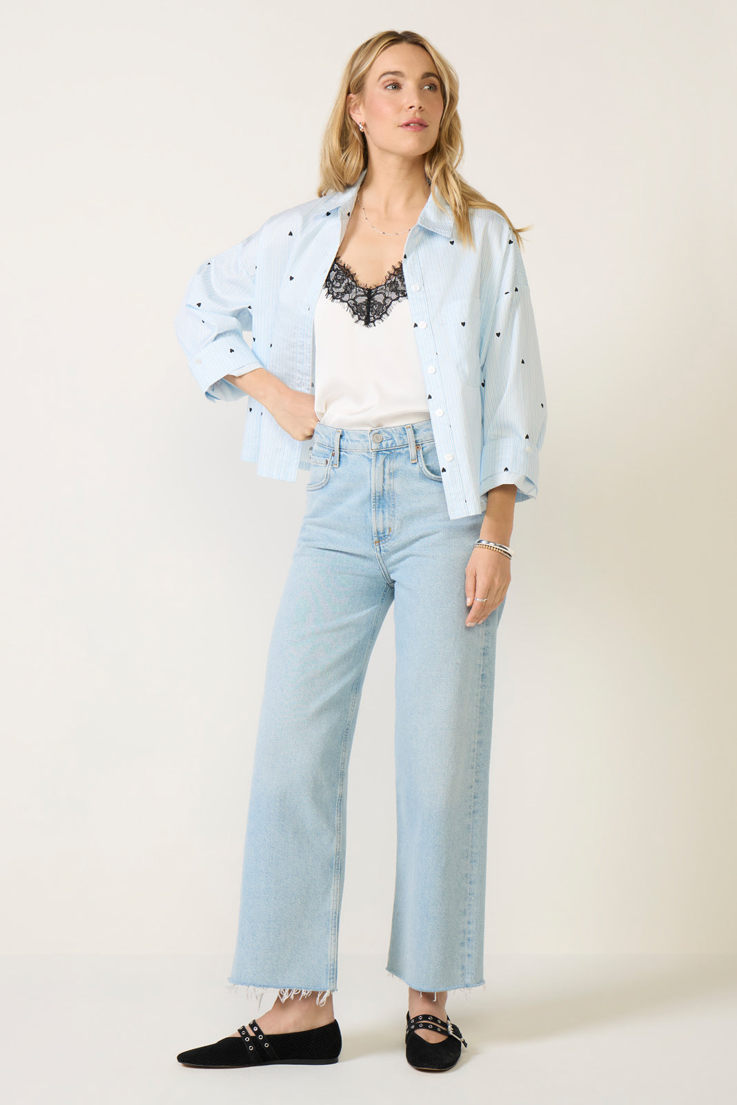 Aiden Crop Shirt
