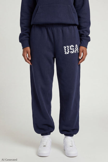 Fleece Graphic Jogger