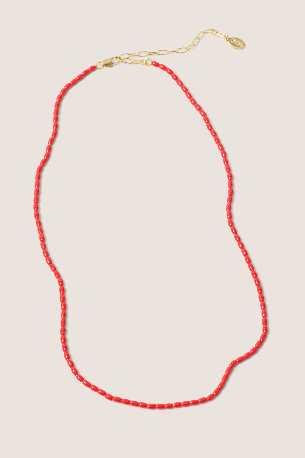 Enamel Barrel Chain Necklace
