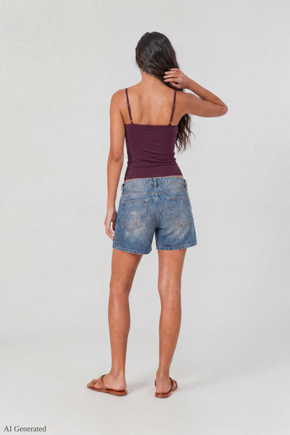 Braless Scoop Neck Cami