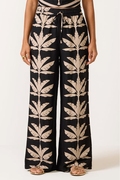 Dani Wide Leg Linen Pant