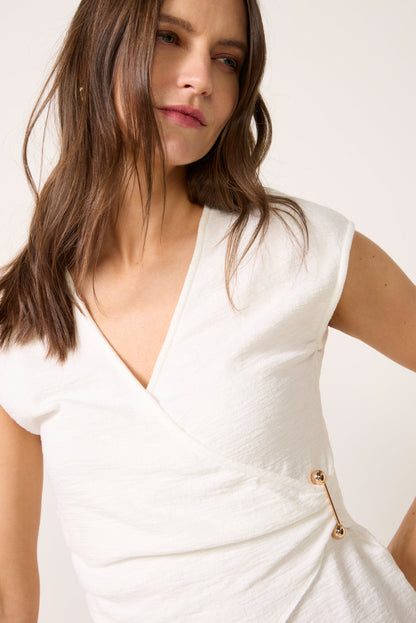 Ivy Faux Wrap Top
