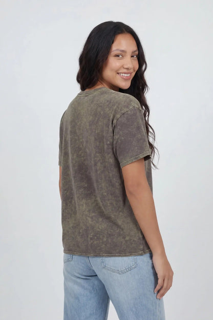 Washed Graphic Boyfriend T-Shirt