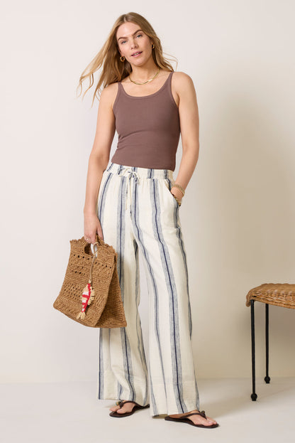 Drew Stripe Wide Leg Pant