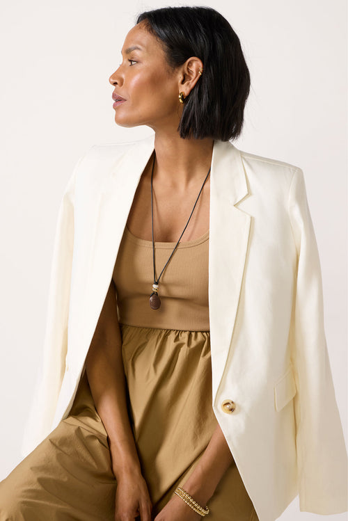 Evan Linen Blazer