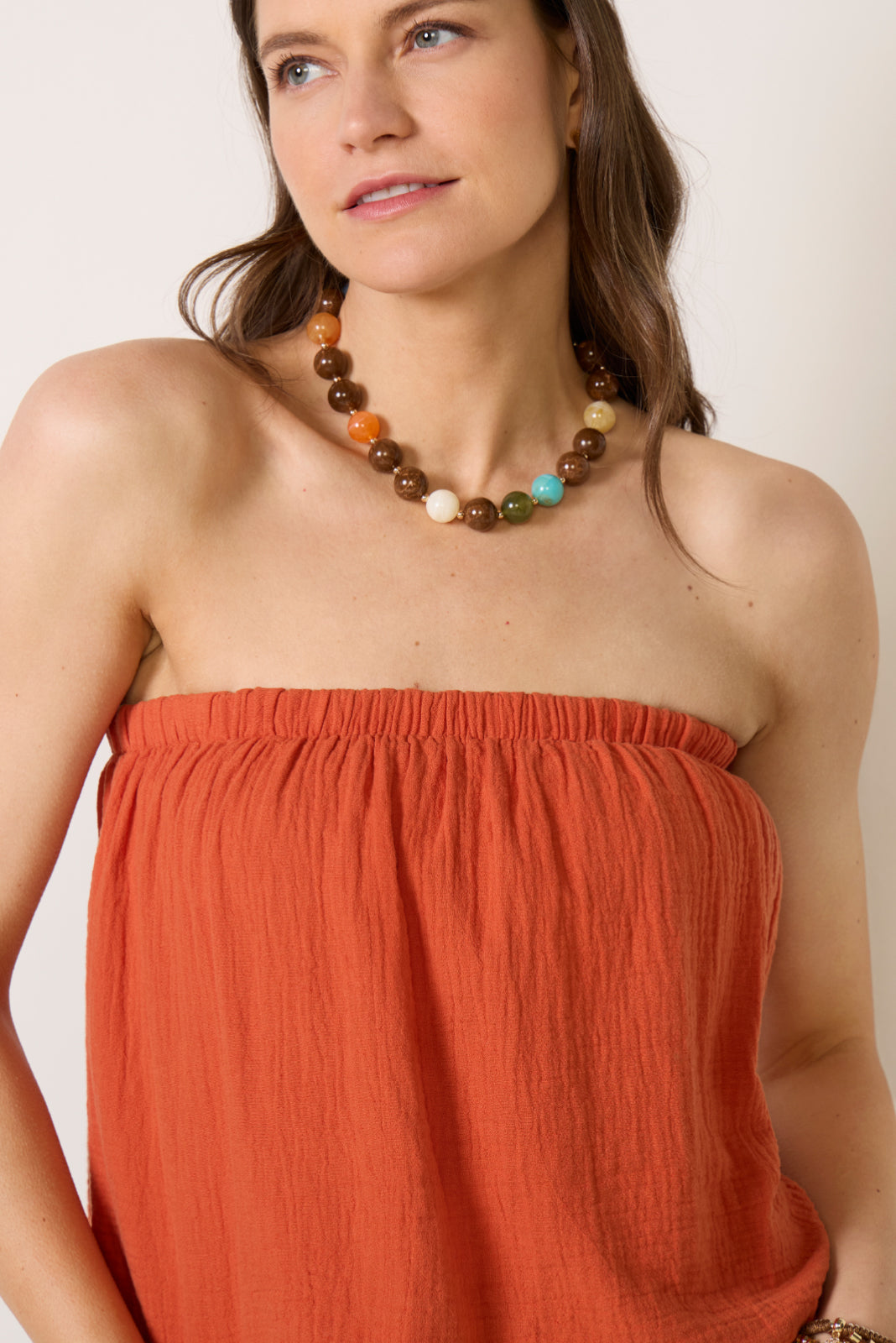 Gauze Tube Top