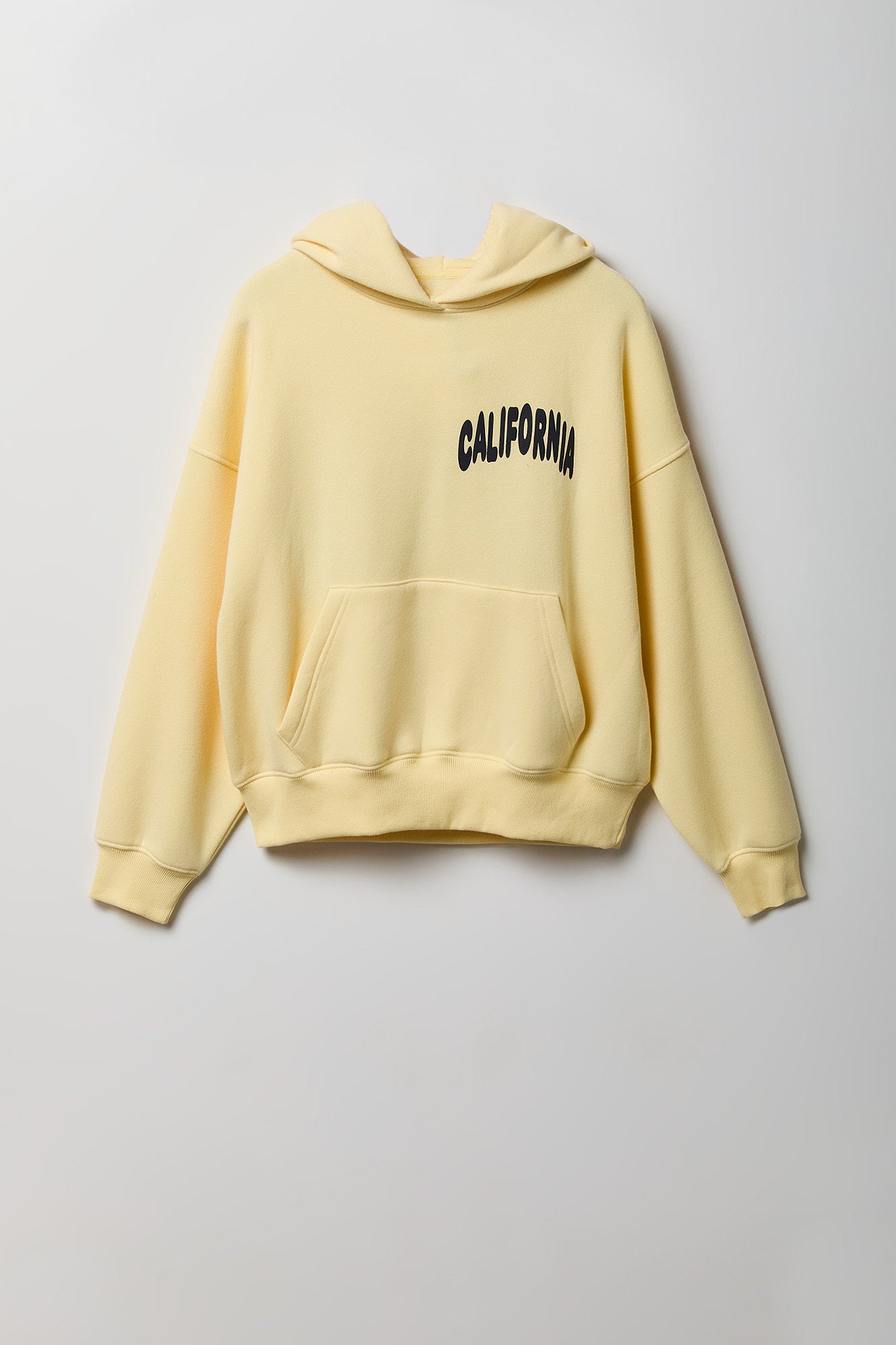 Graphic Boxy Fleece Hoodie