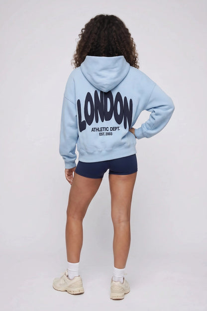 Graphic Boxy Fleece Hoodie