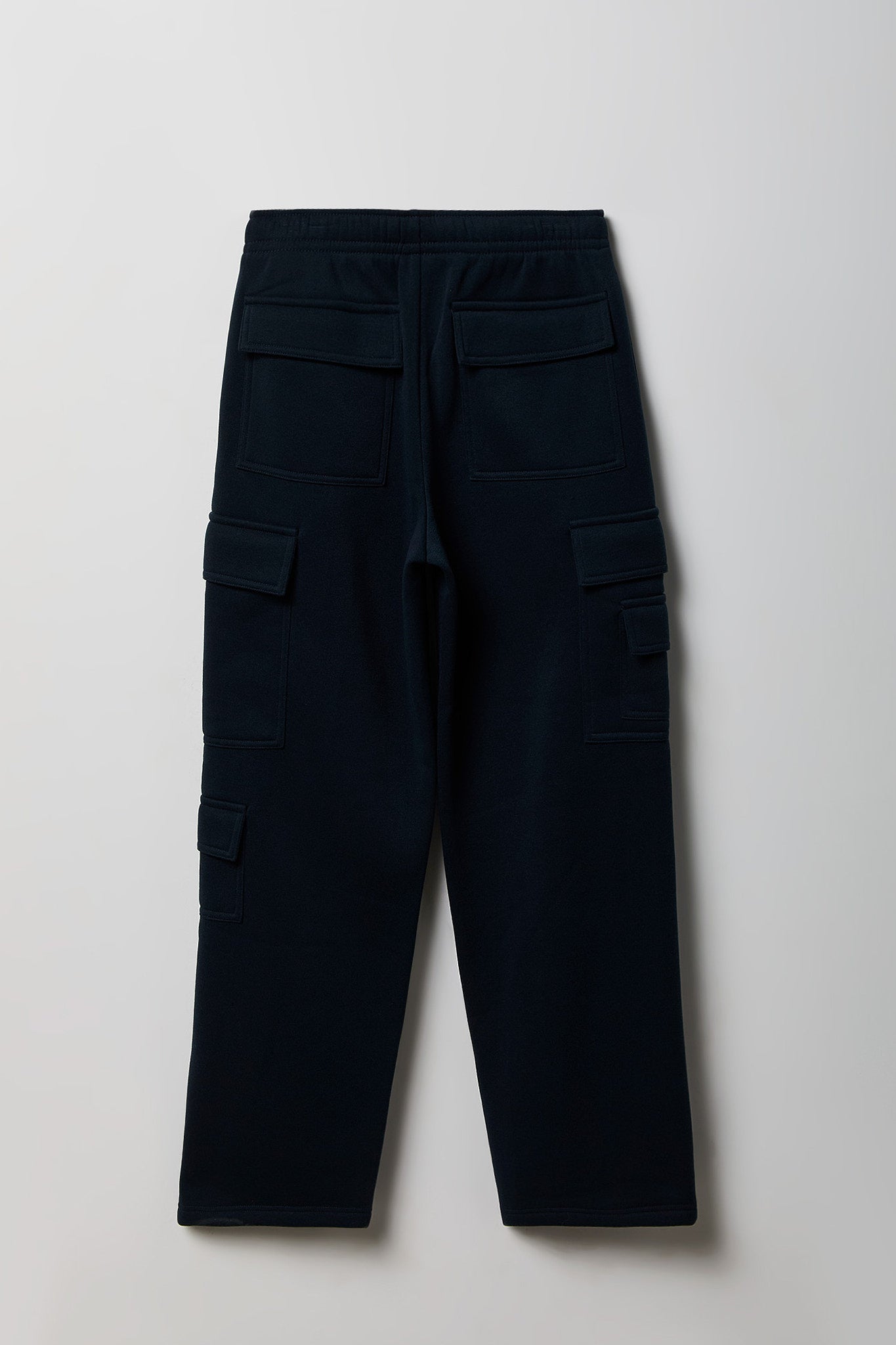 Fleece Low Rise Wide Leg Cargo Sweatpant