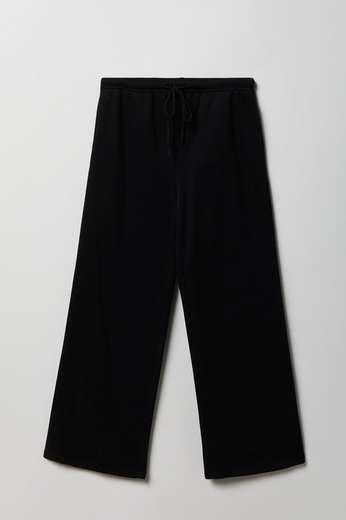Fleece Low Rise Wide Leg Sweatpant