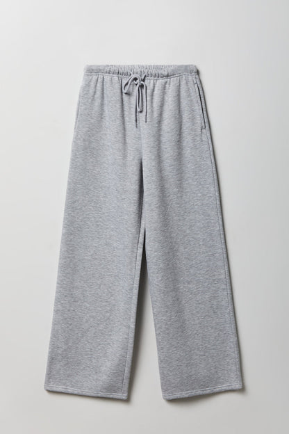 Fleece Low Rise Wide Leg Sweatpant