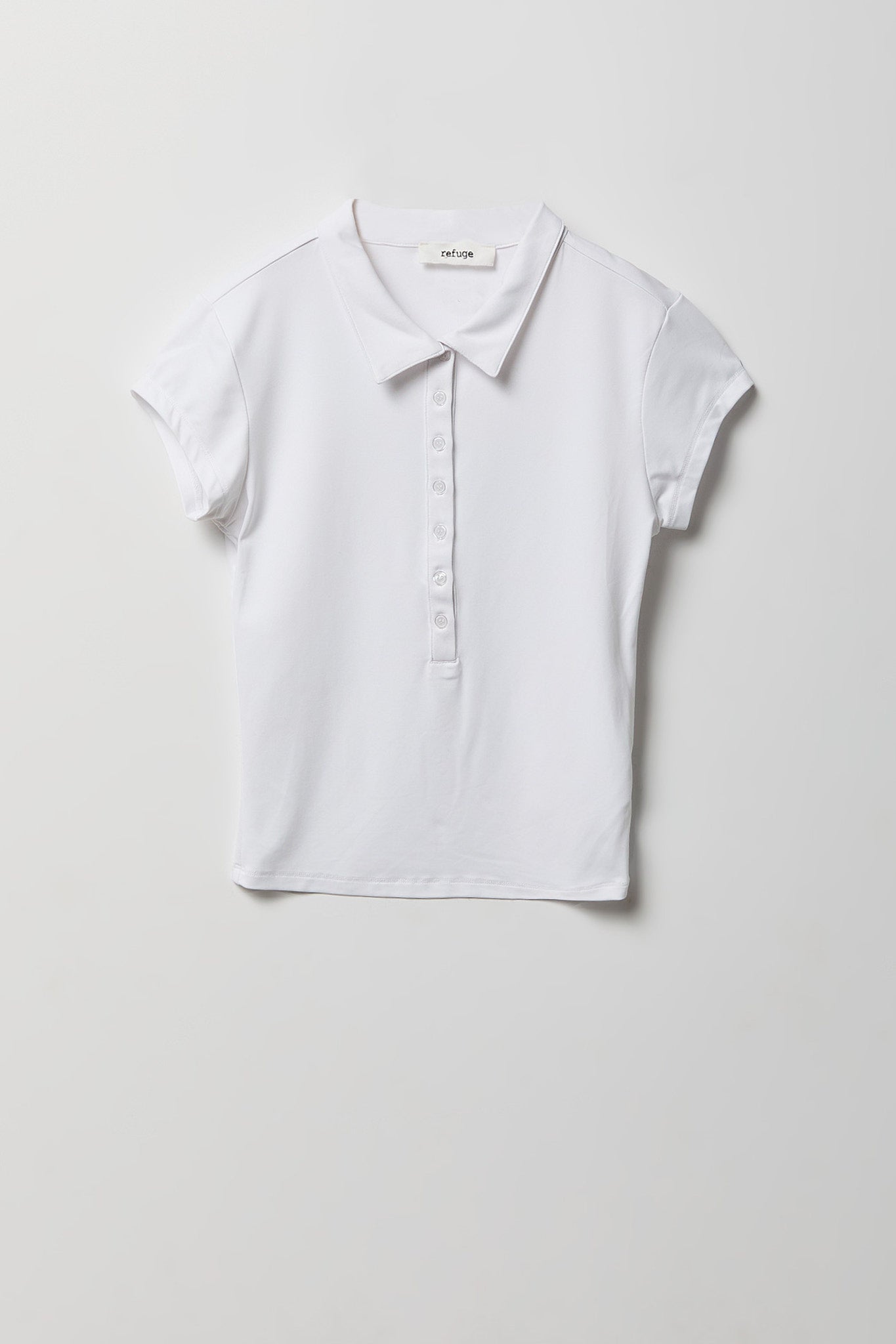 Contour Button-Up Polo