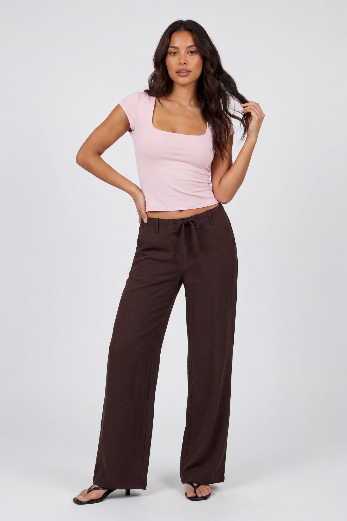 Luxe Heavy Contour Square Neck Top