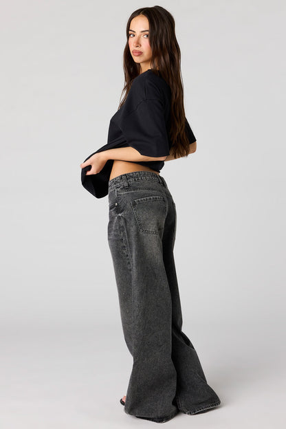 Low Rise Ultra Wide Jean