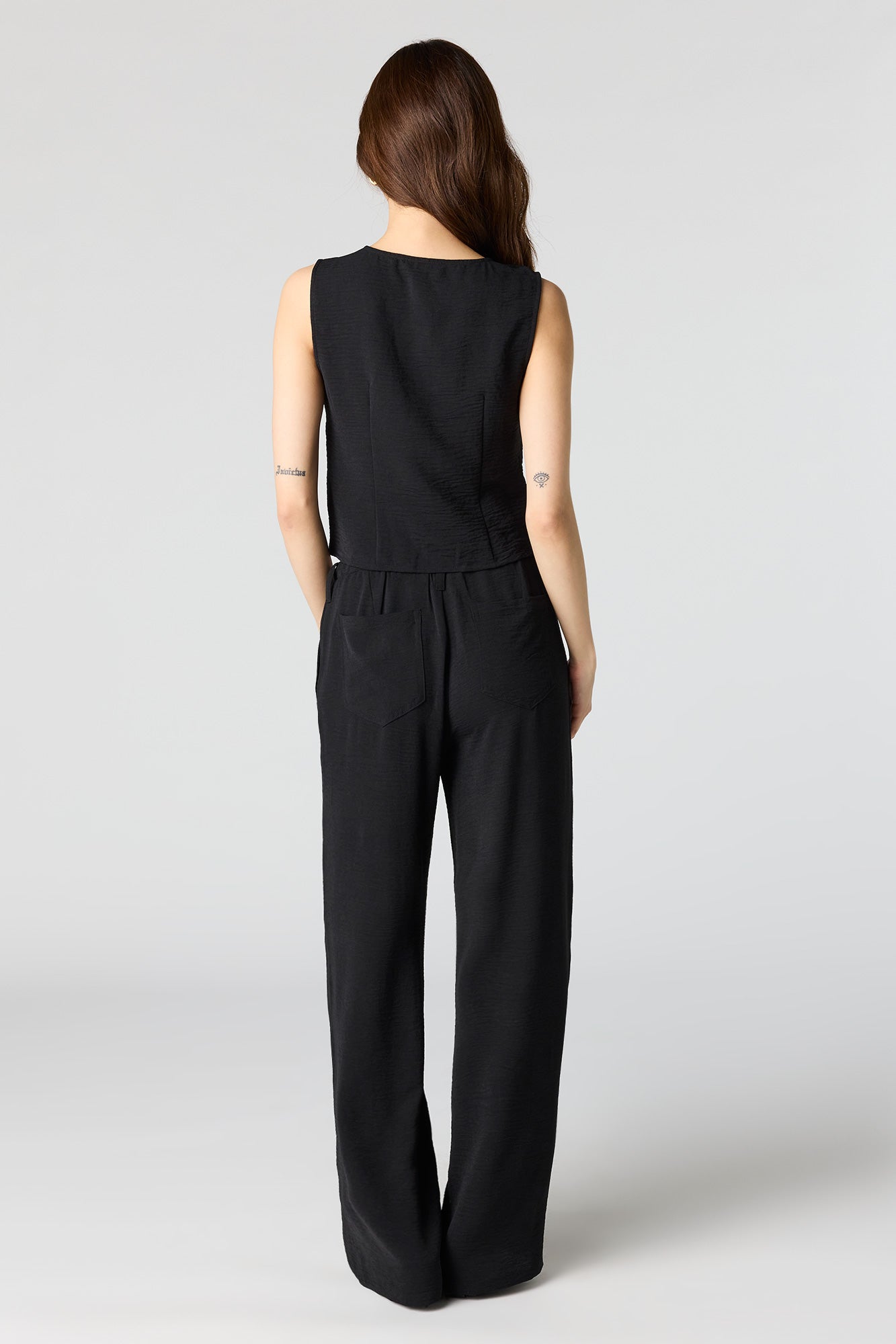 Flowy Drawstring Dress Pant