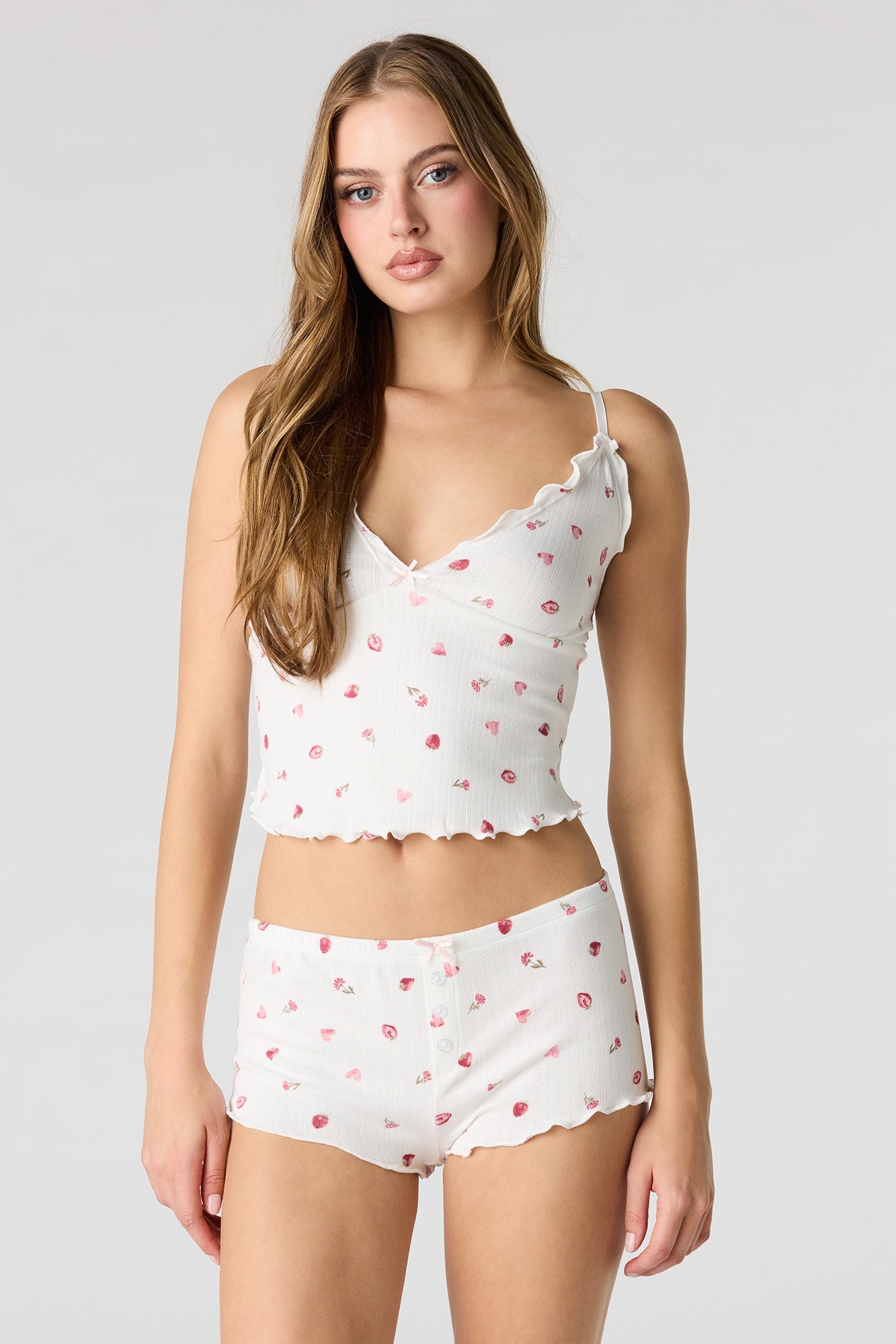 Pointelle Tank & Short Pajama Set