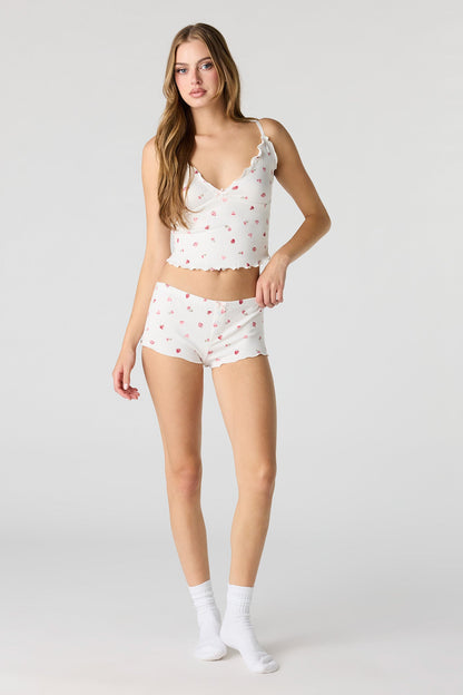 Pointelle Tank & Short Pajama Set