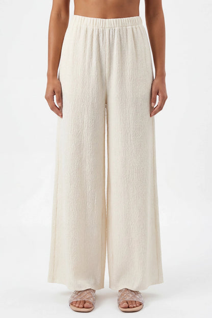 Popcorn Wide Leg Pant