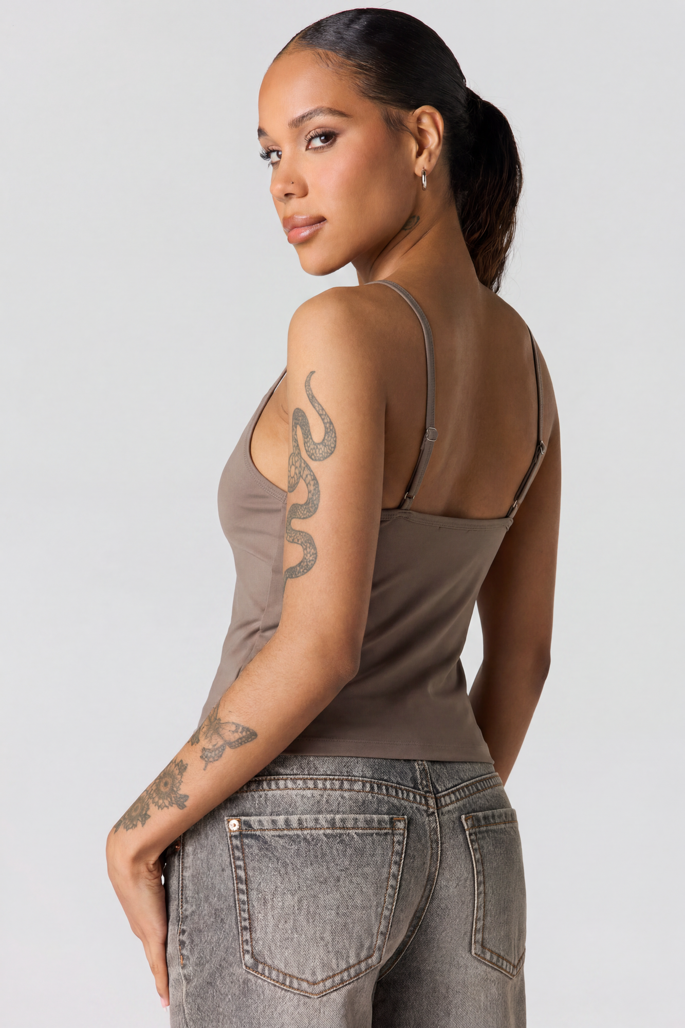 Luxe Heavy Contour V-Neck Cami