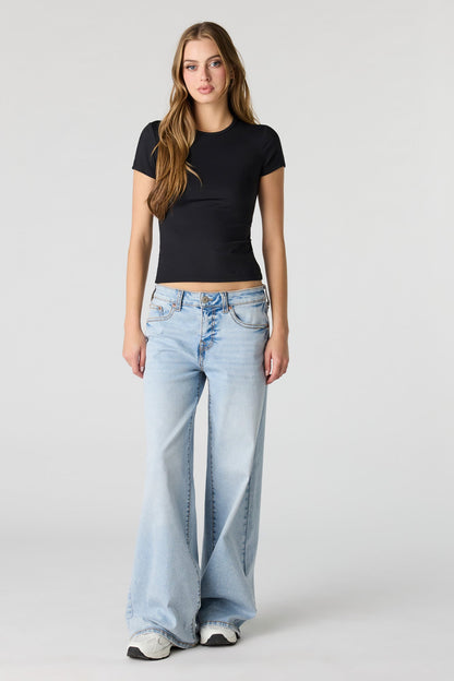 Luxe Heavy Contour Crew T-Shirt