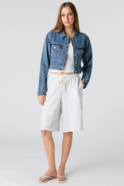 Cropped Denim Jacket