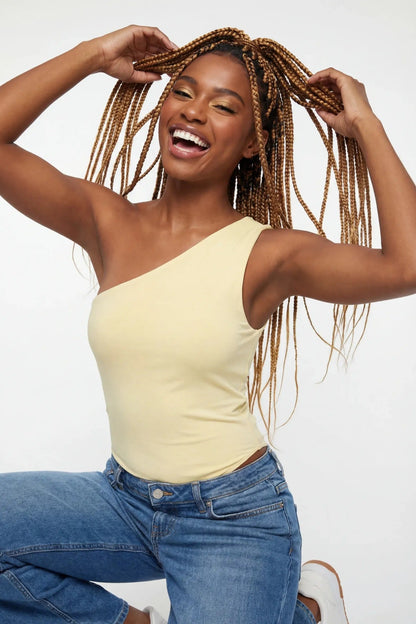 Soft Contour One Shoulder Bodysuit