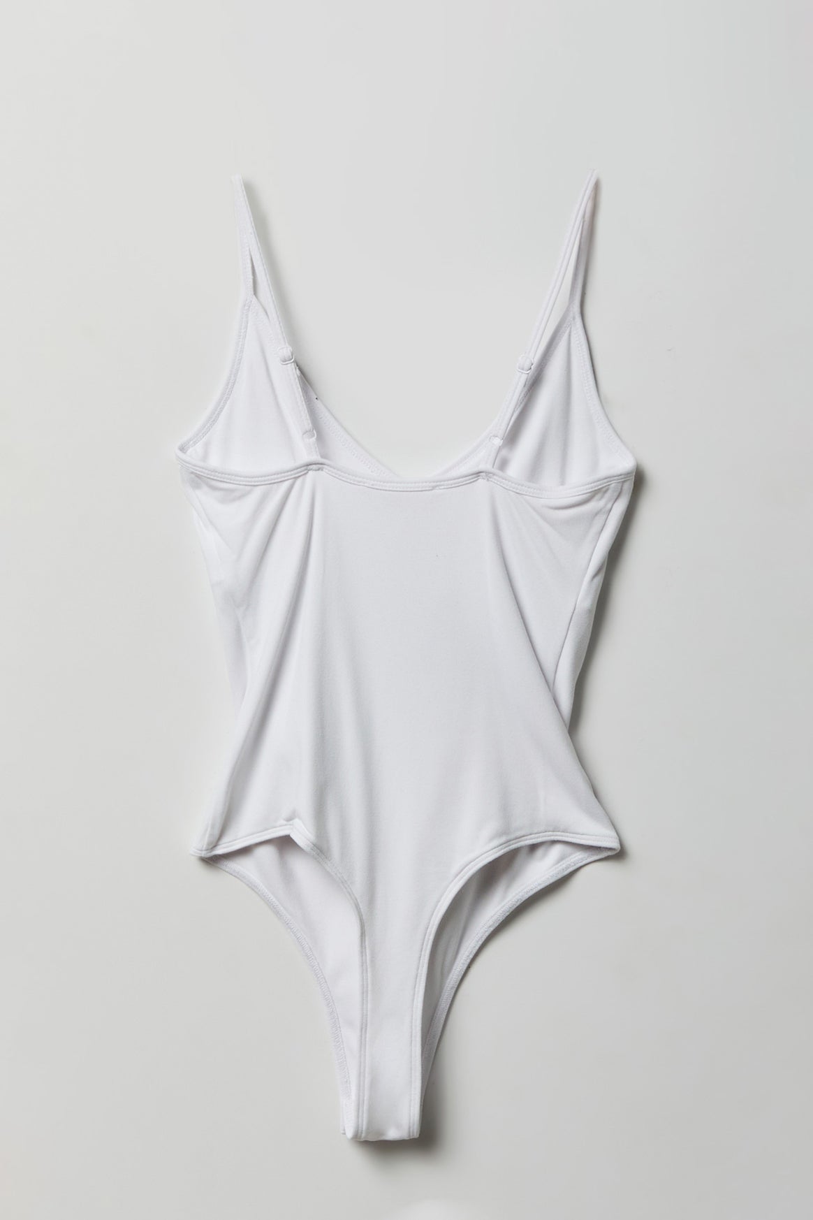Luxe Heavy Contour Braless V-Neck Bodysuit