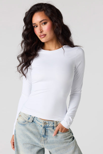 Luxe Heavy Contour Long Sleeve Top