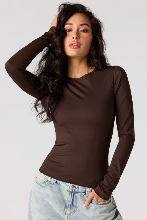 Luxe Heavy Contour Long Sleeve Top
