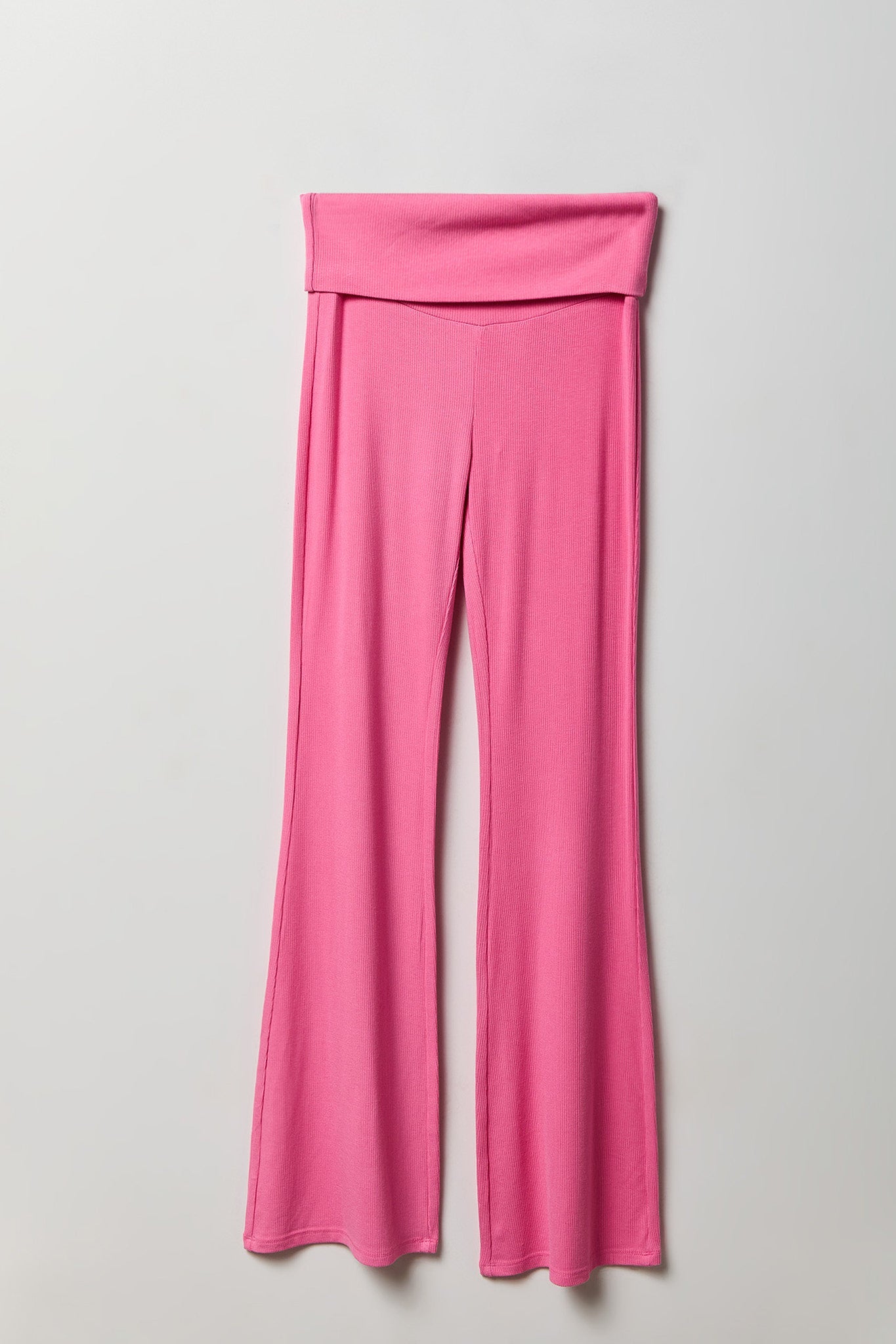 Soft Ribbed T-Shirt & Flare Pant Set