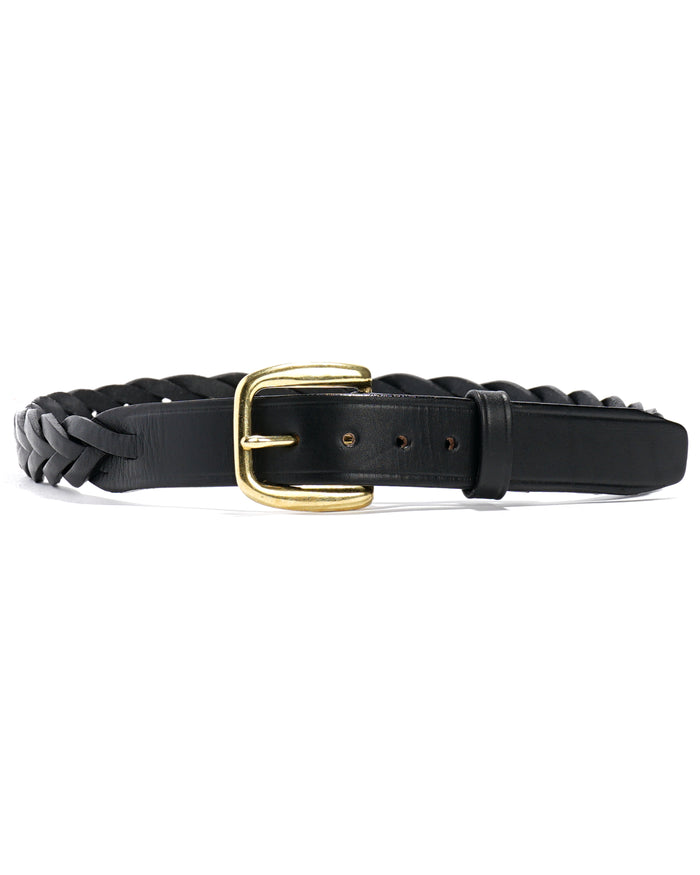 1 1/4" Braided Belt - Black