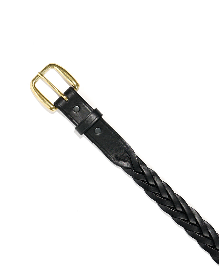 1 1/4" Braided Belt - Black
