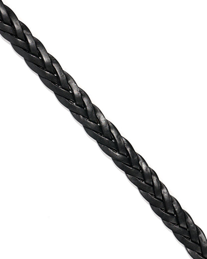 1 1/4" Braided Belt - Black