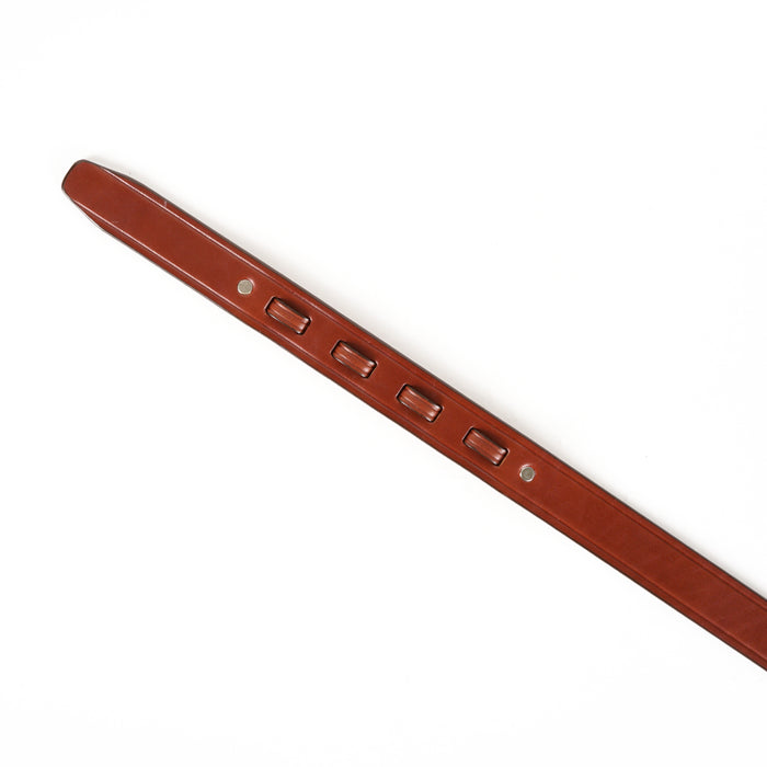 1 1/4" Nickel Hoof Pick Belt - Oakbark