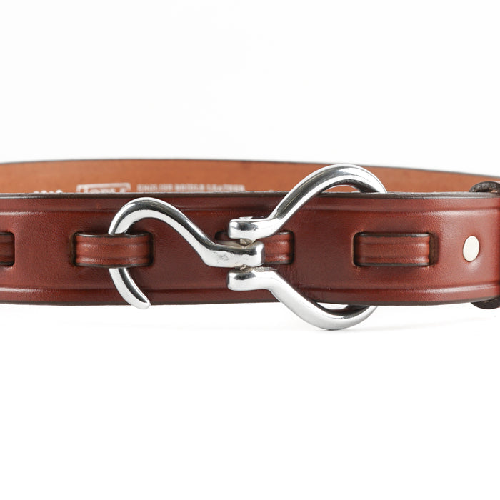 1 1/4" Nickel Hoof Pick Belt - Oakbark