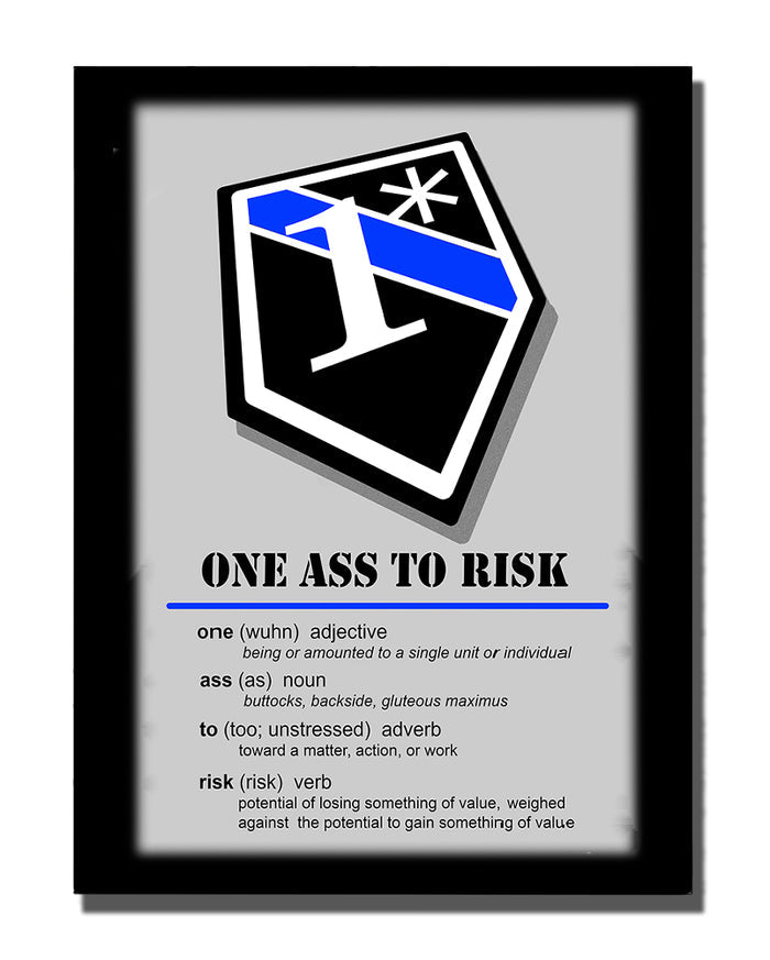 1 Asterisk Definition Aluminum Metal Print
