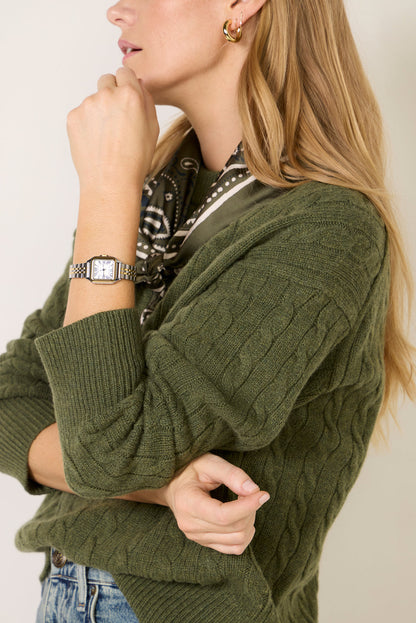 Crew Cable Sweater